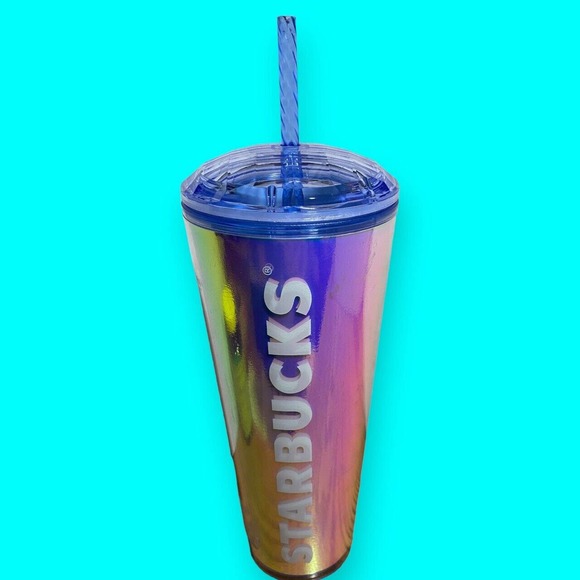 Starbucks 2023 Summer Iridescent Dichronic Dome 24 Oz Venti Cold Cup Tumbler - Picture 2 of 5